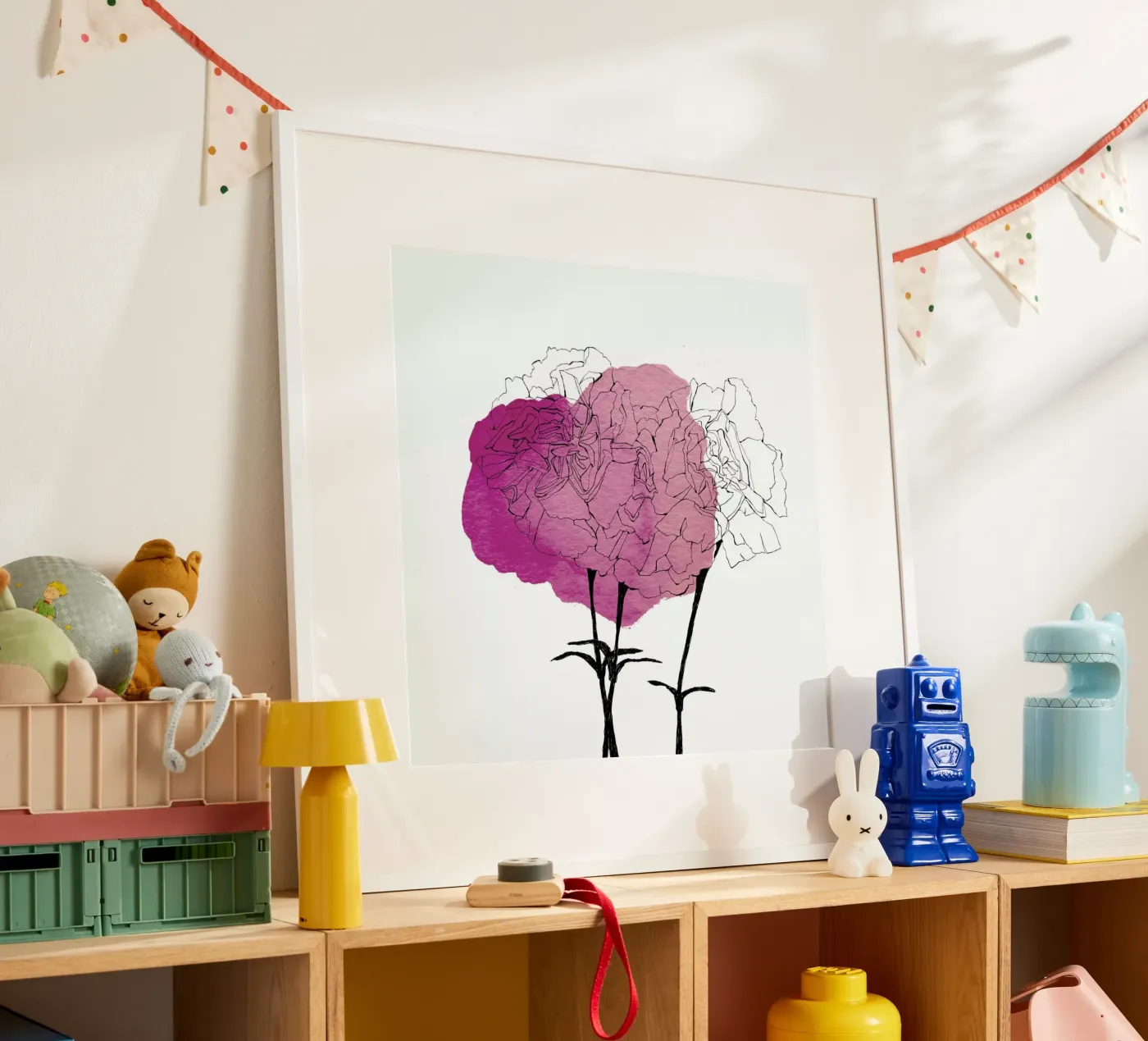 Carnation poster by Morgan Kendall