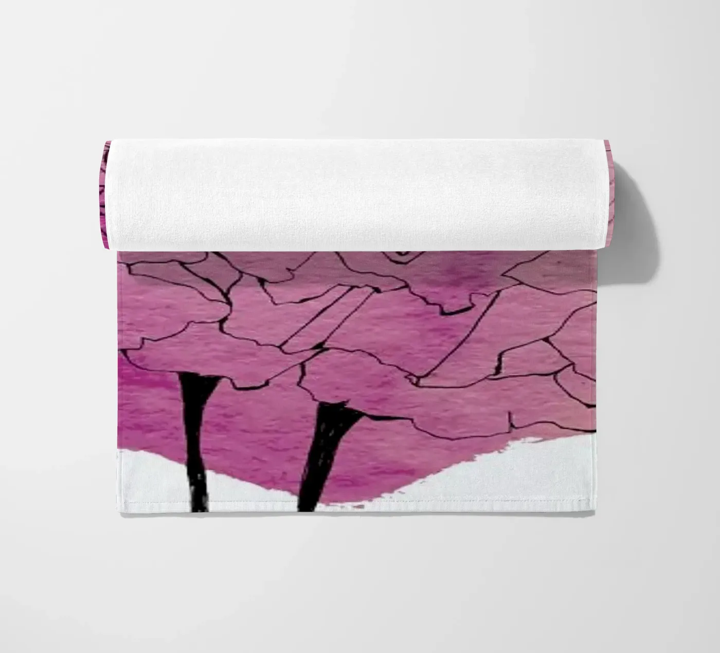 Carnation beach towel by Morgan Kendall