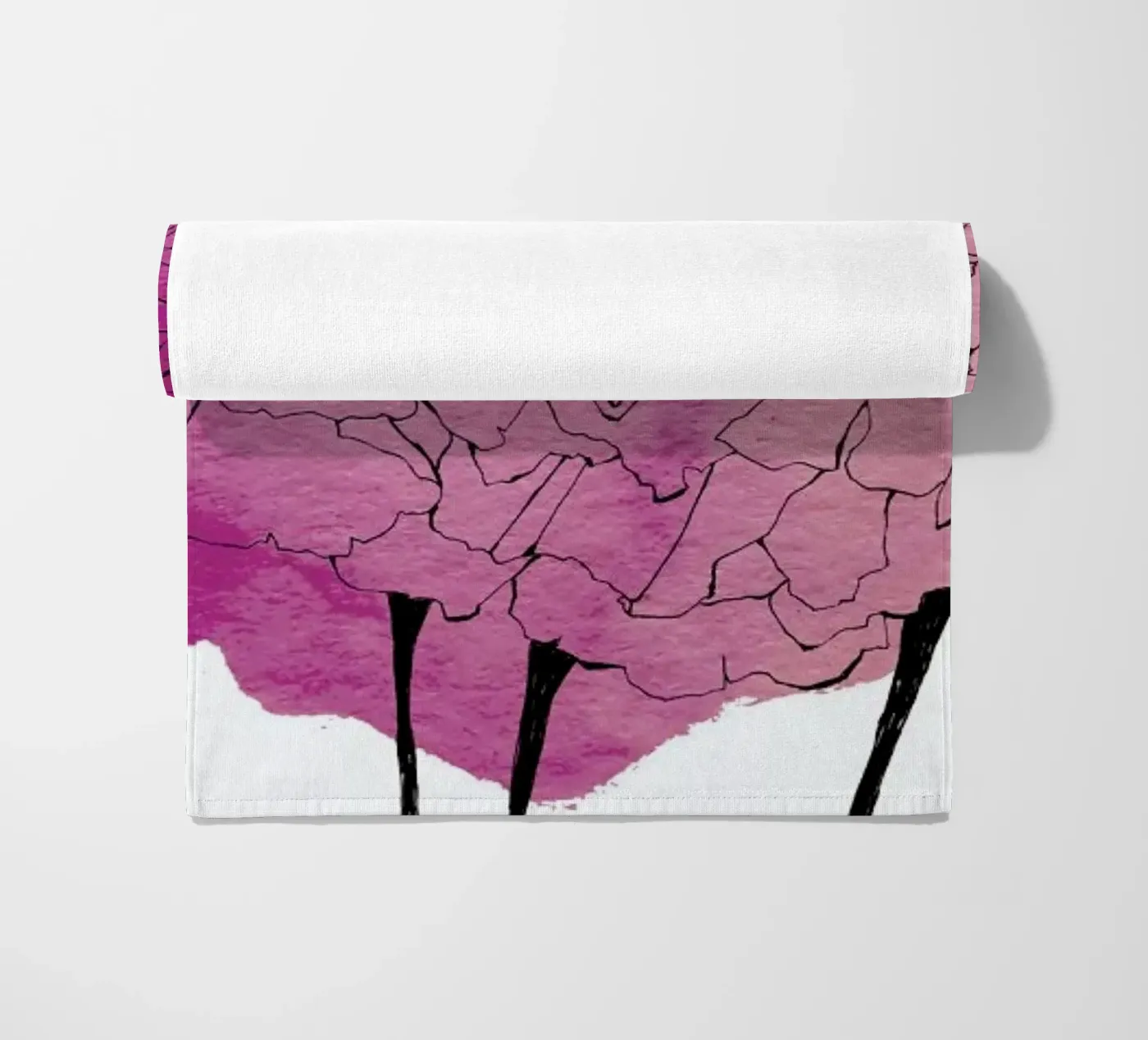 Carnation beach towel by Morgan Kendall