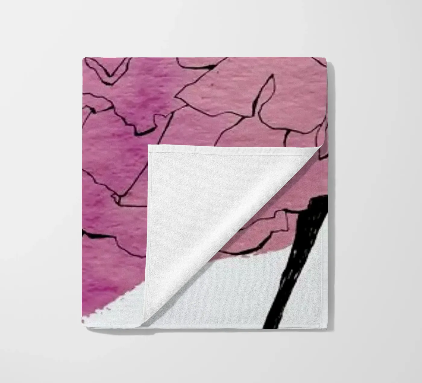 Carnation beach towel by Morgan Kendall