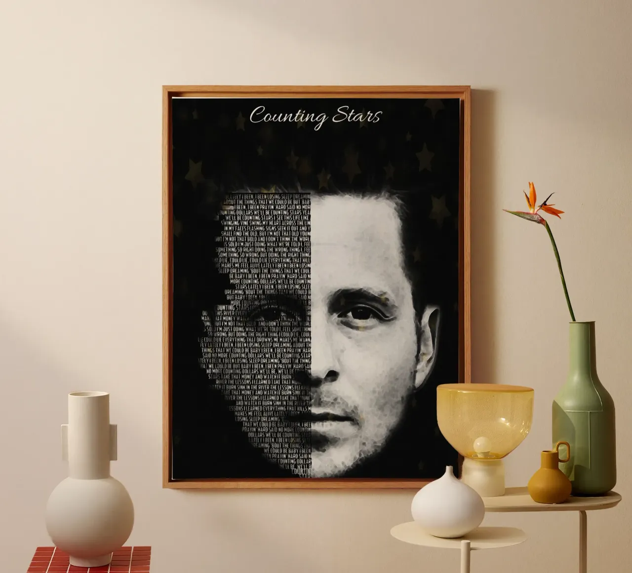 Counting Stars canvas by Gunawan Rb