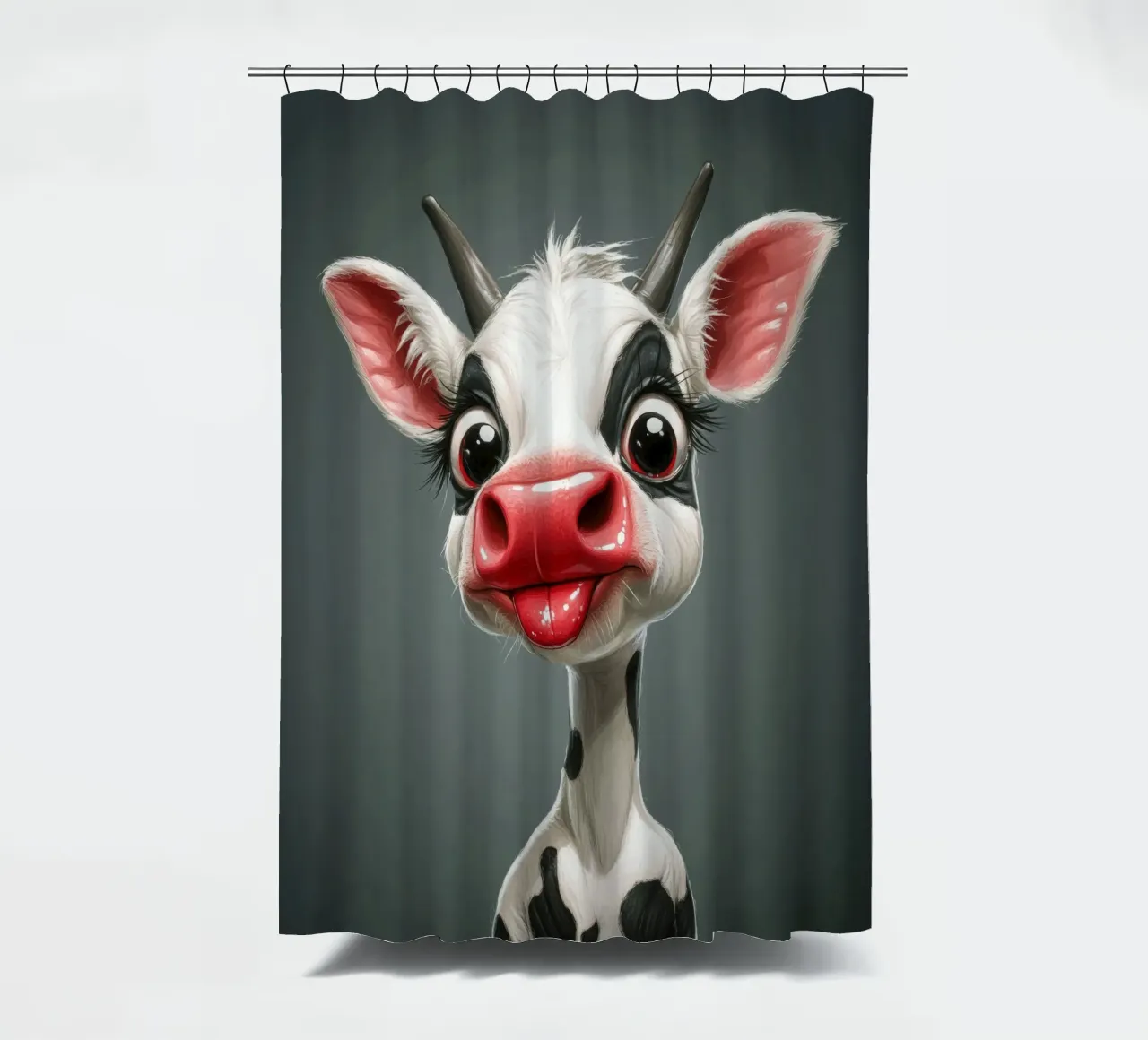 Milk That! shower curtain by Art Unleashed