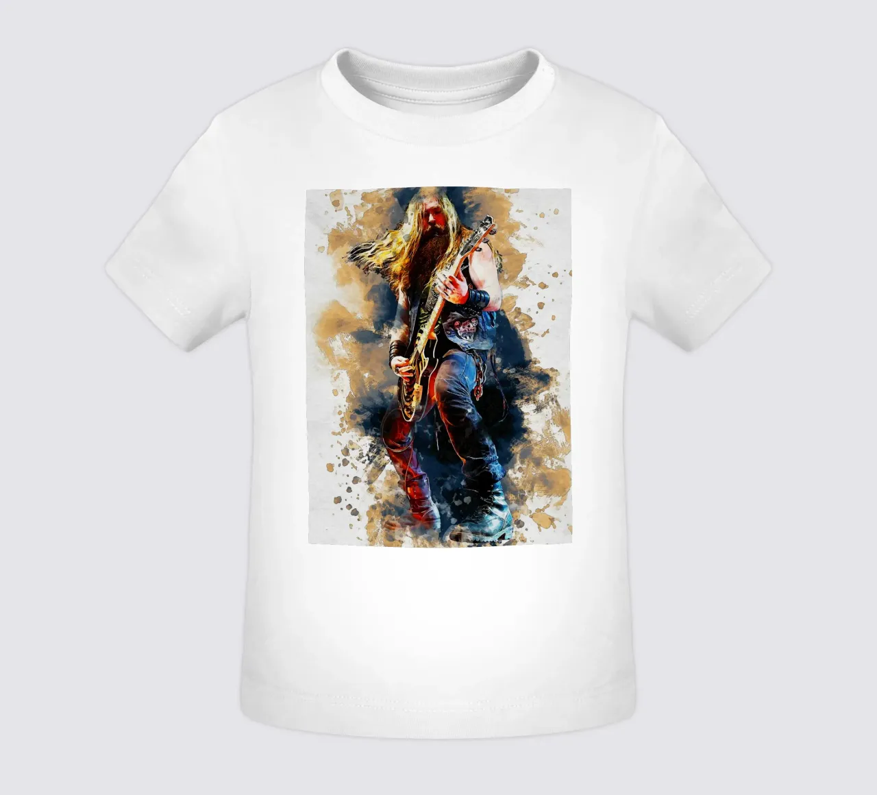 Smudge Of Zakk Wylde's Black Label Society baby t-shirt by Gunawan Rb