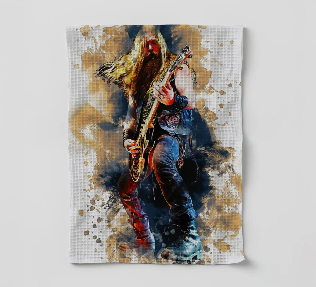 Smudge dei Black Label Society di Zakk Wylde canovaccio da cucina da Gunawan Rb