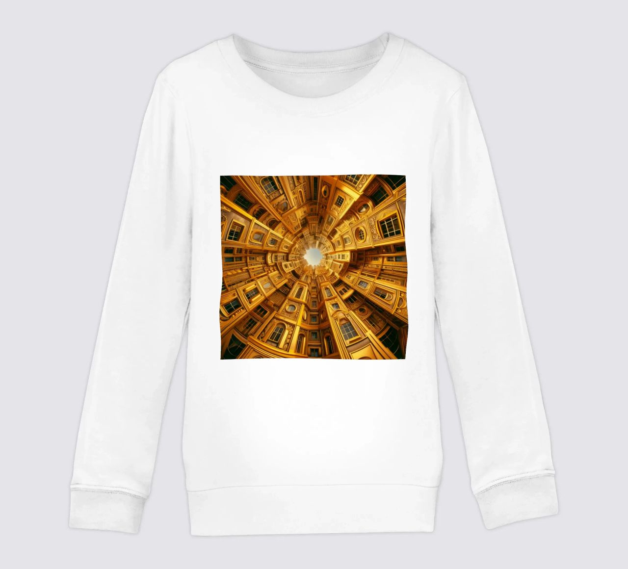 Sphere 050 - Golden Circular Architecture felpa bambino da Spheres