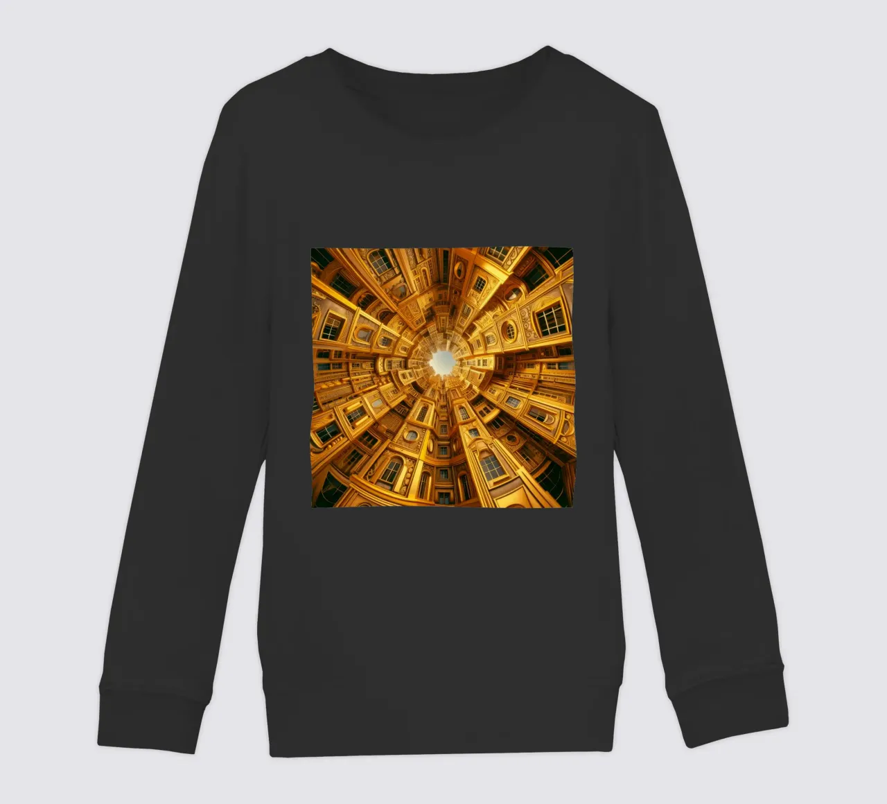Sphere 050 - Golden Circular Architecture felpa bambino da Spheres