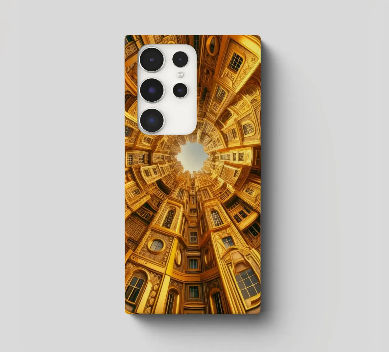 Sphere 050 - Golden Circular Architecture cover samsung da Spheres