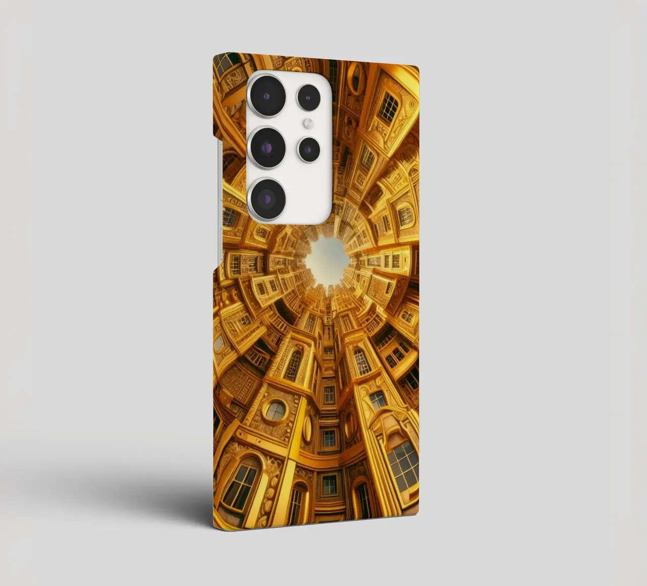 Sphere 050 - Golden Circular Architecture cover samsung da Spheres