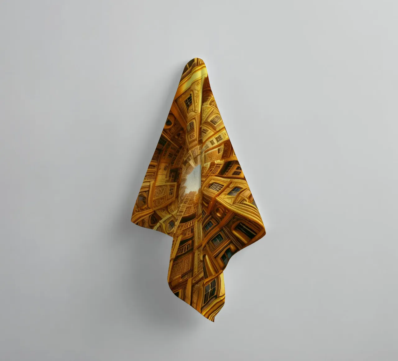 Sphere 050 - Golden Circular Architecture asciugamano da bagno da Spheres