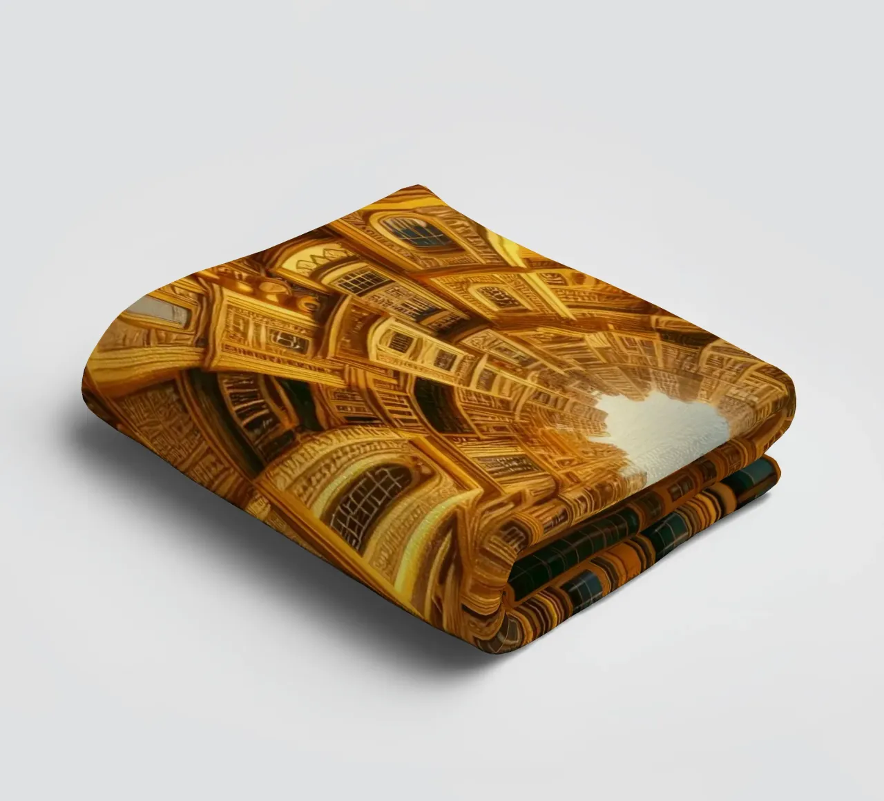 Sphere 050 - Golden Circular Architecture asciugamano da bagno da Spheres