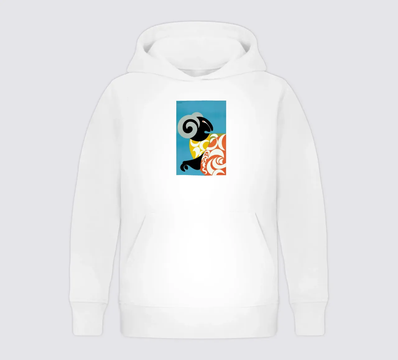Aries felpa bambino con cappuccio da Simboli Design