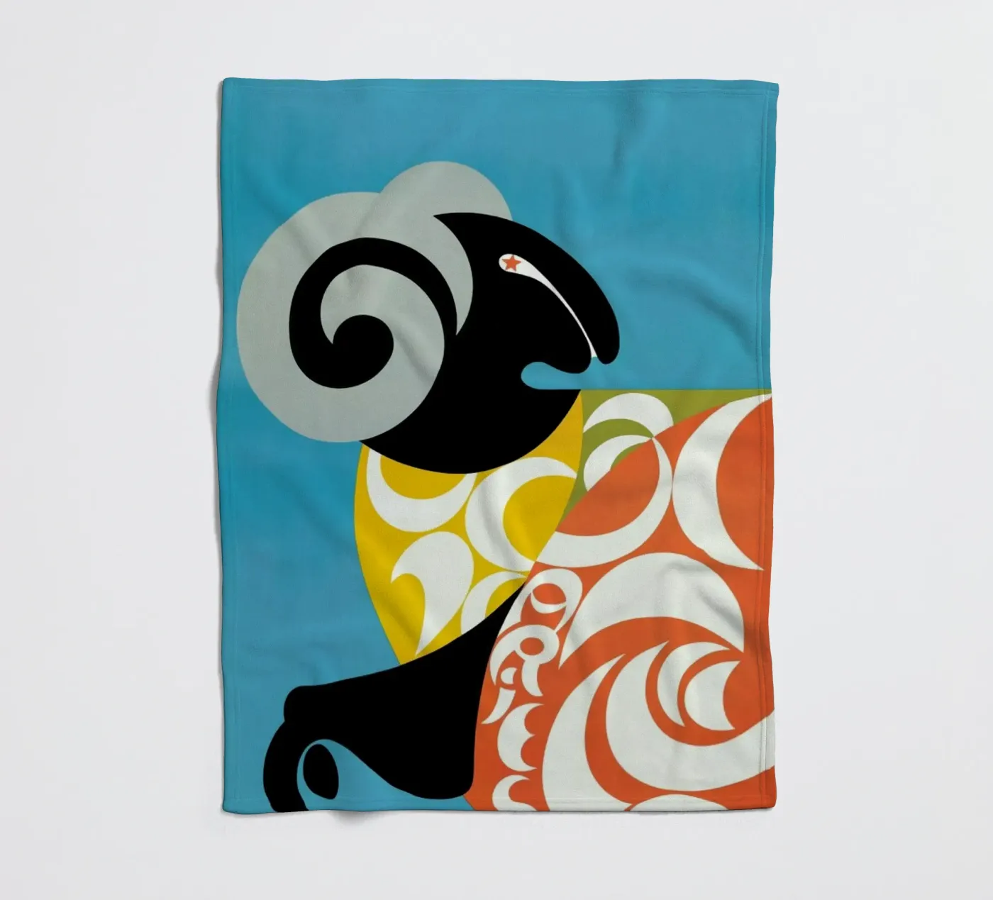 Aries Fleecedecke von Simboli Design