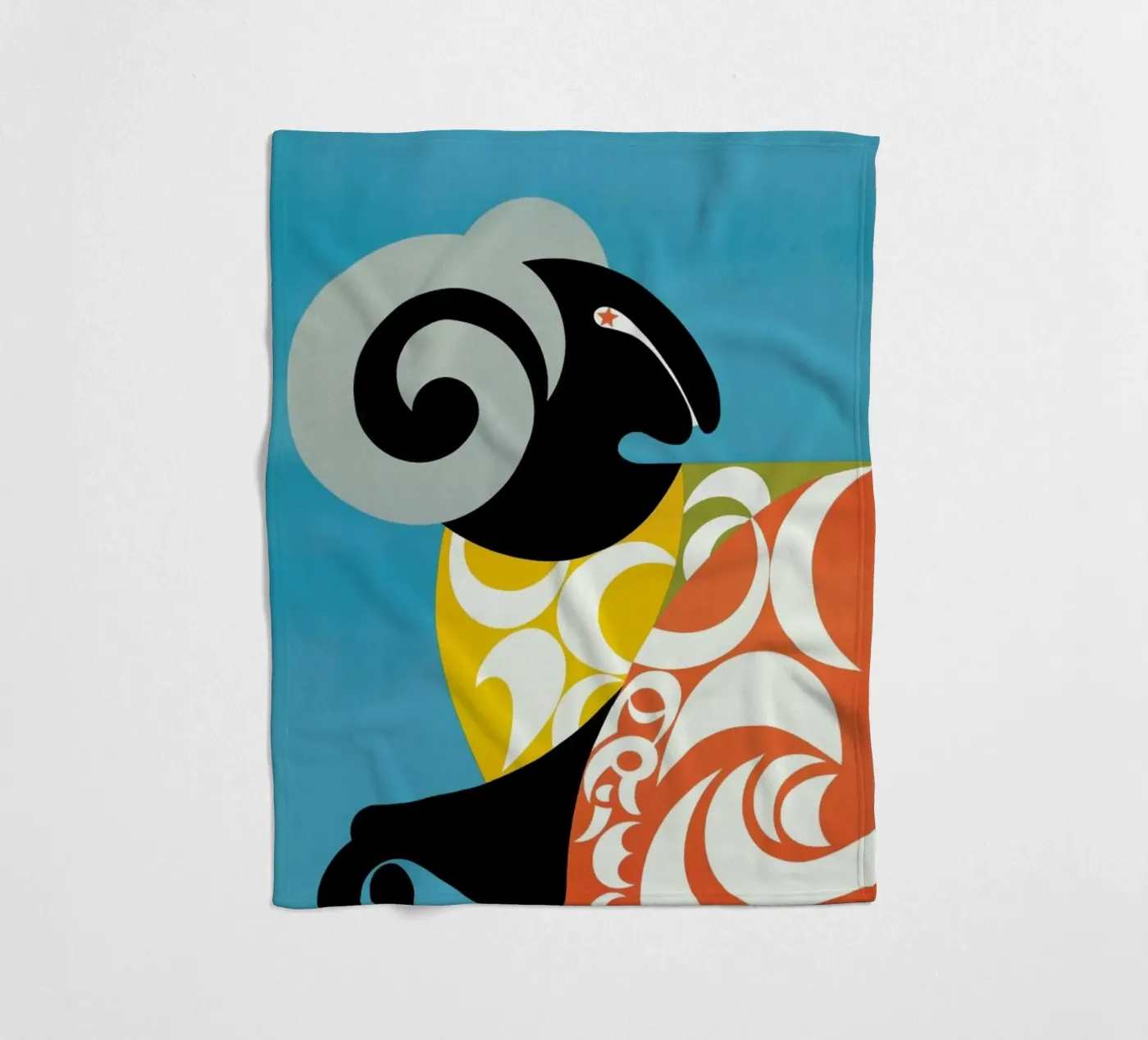 Aries Fleecedecke von Simboli Design
