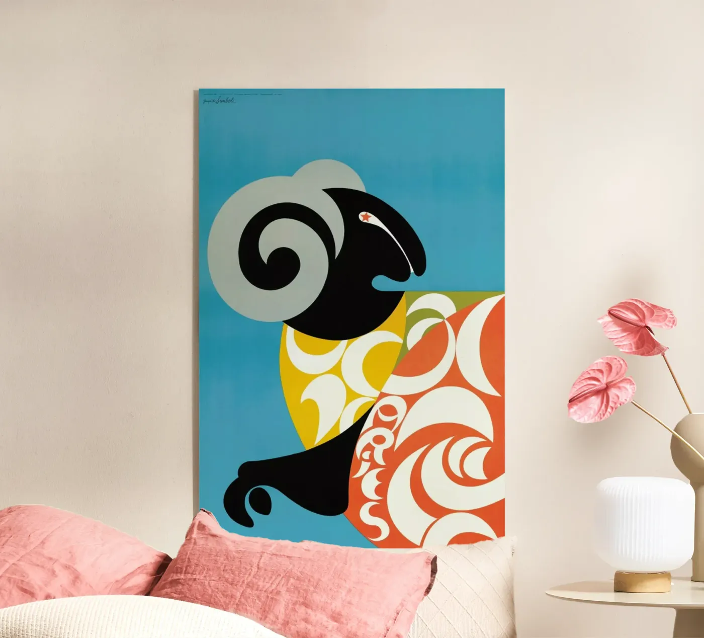 Aries Acryl-Glas von Simboli Design