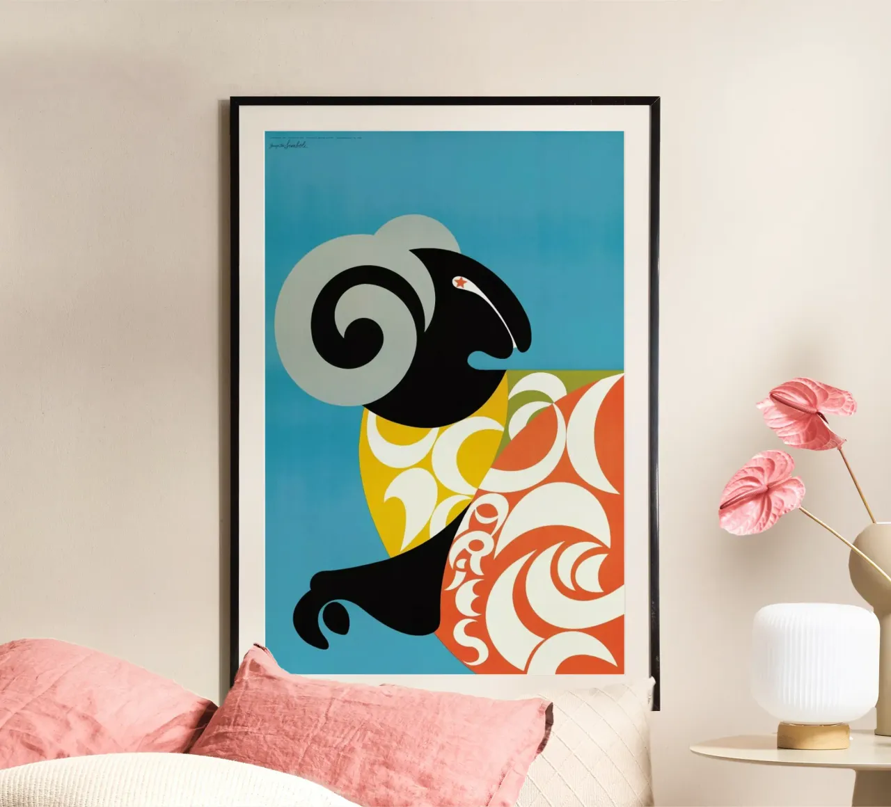 Aries poster da Simboli Design