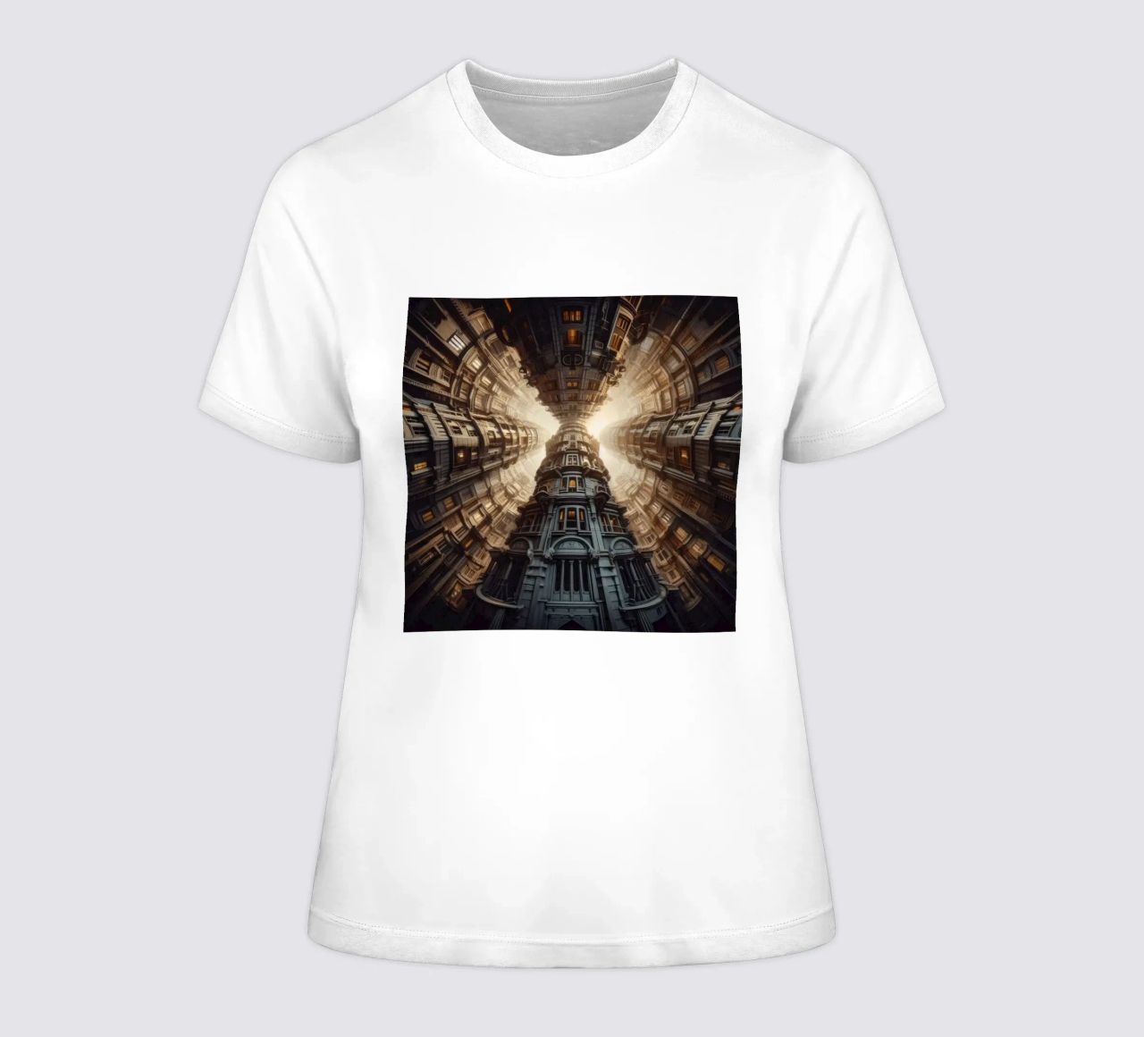 Sphere 051 - Towering Symmetrical Architecture t-shirt da donna da Spheres