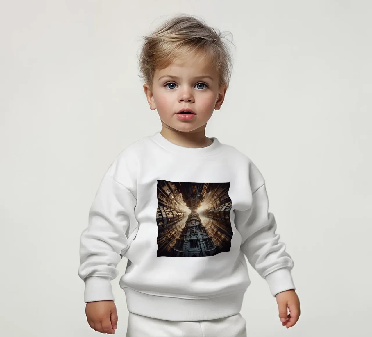 Sphere 051 - Towering Symmetrical Architecture sweat pour bébé de Spheres