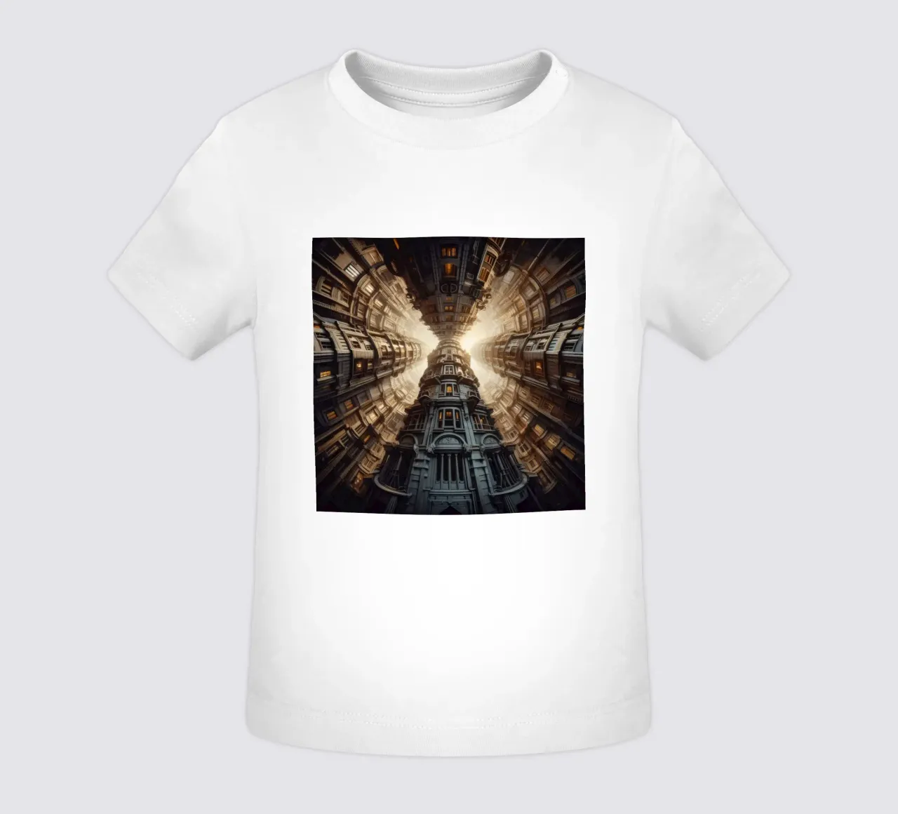 Sphere 051 - Towering Symmetrical Architecture Baby T-Shirt von Spheres
