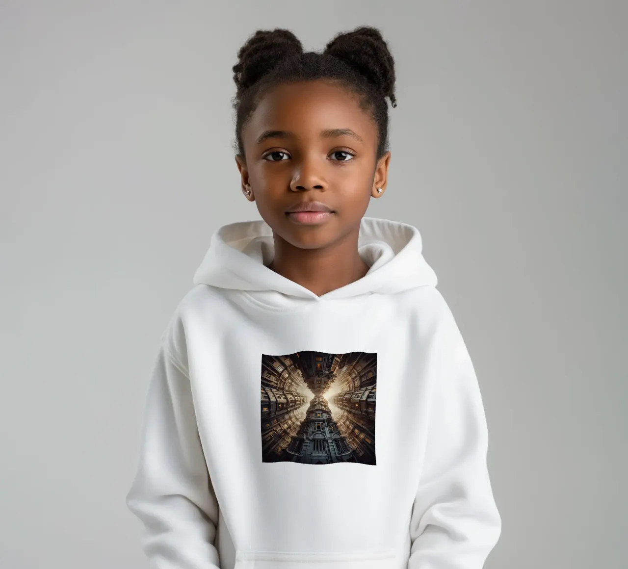 Sphere 051 - Towering Symmetrical Architecture felpa bambino con cappuccio da Spheres