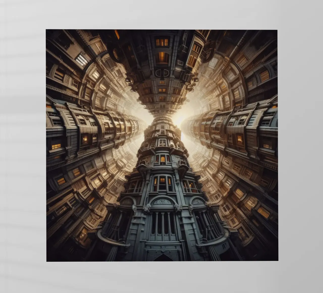 Sphere 051 - Towering Symmetrical Architecture pellicola backlit da Spheres