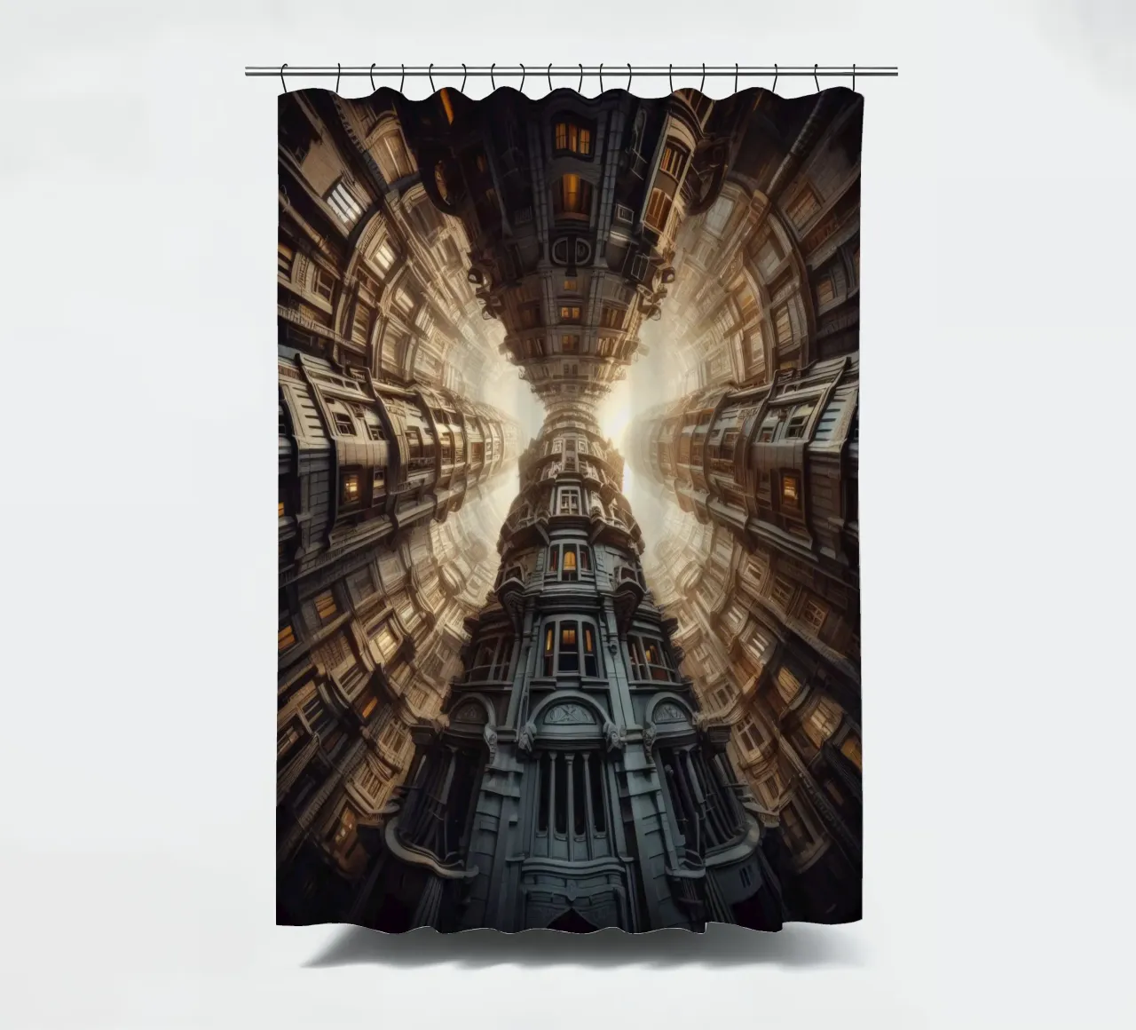 Sphere 051 - Towering Symmetrical Architecture tenda da doccia da Spheres