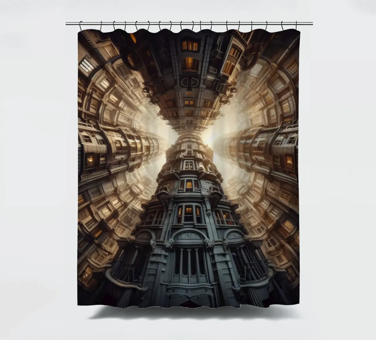 Sphere 051 - Towering Symmetrical Architecture tenda da doccia da Spheres