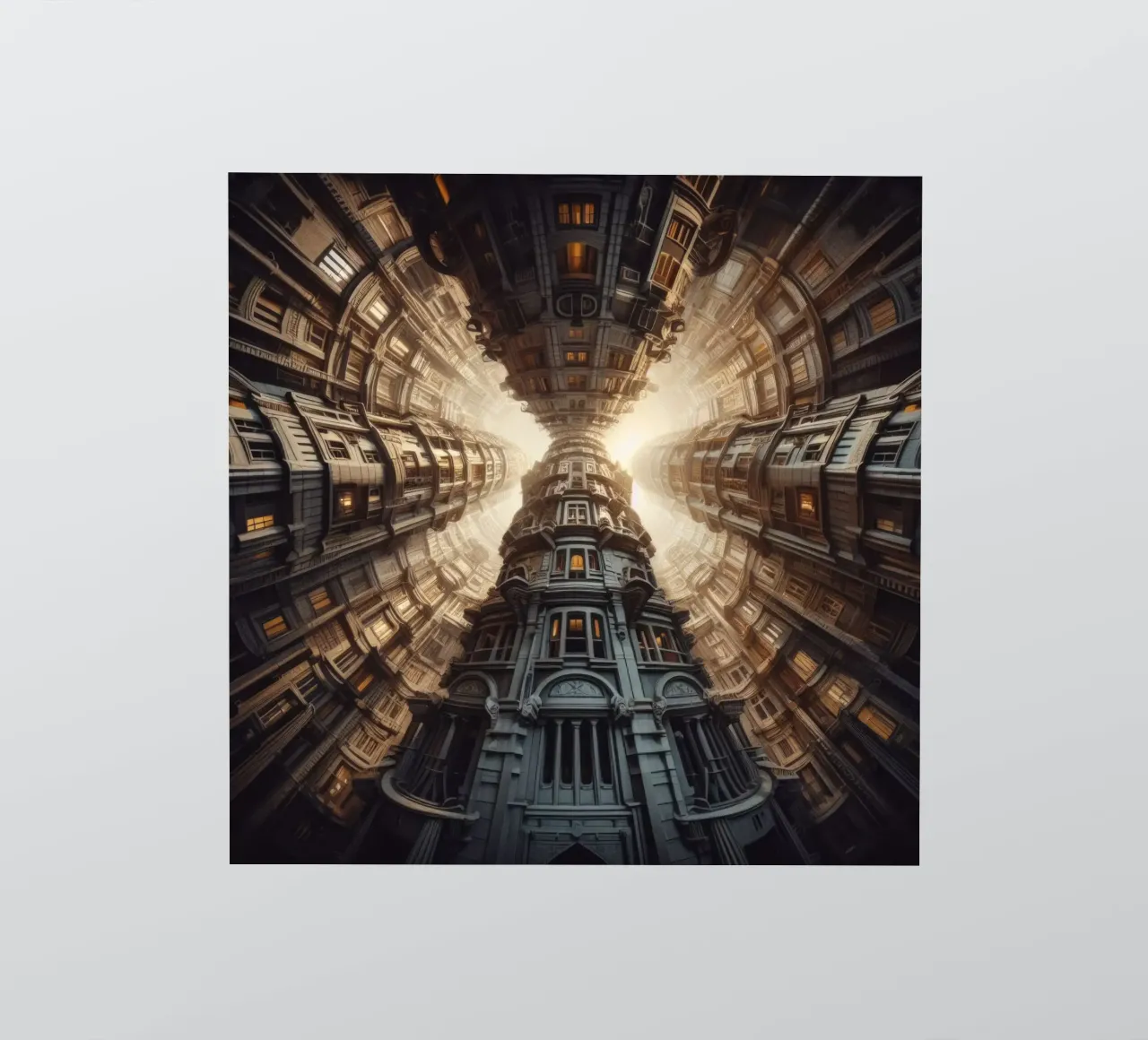 Sphere 051 - Towering Symmetrical Architecture adesivo da Spheres