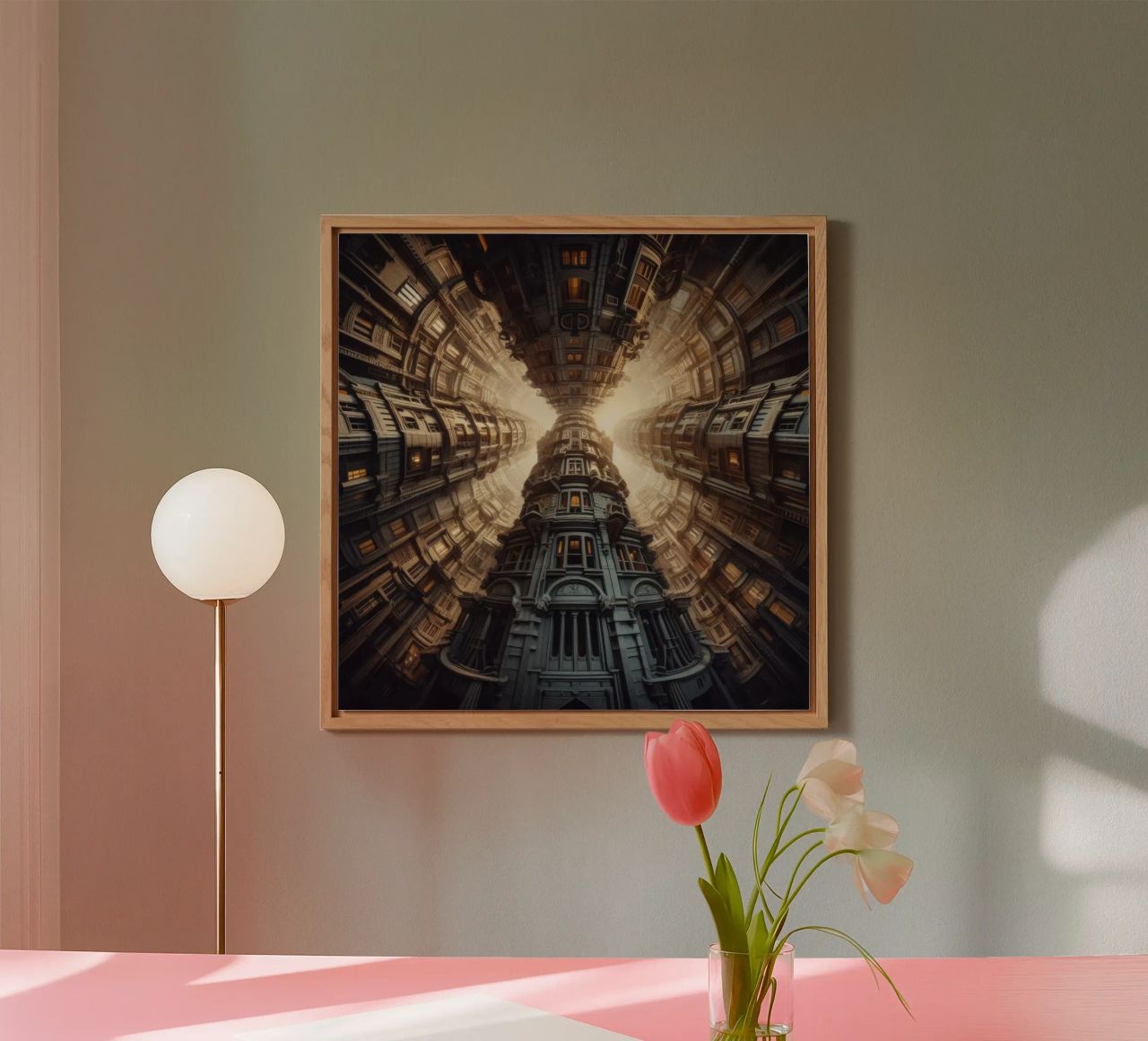 Sphere 051 - Towering Symmetrical Architecture alluminio dibond da Spheres