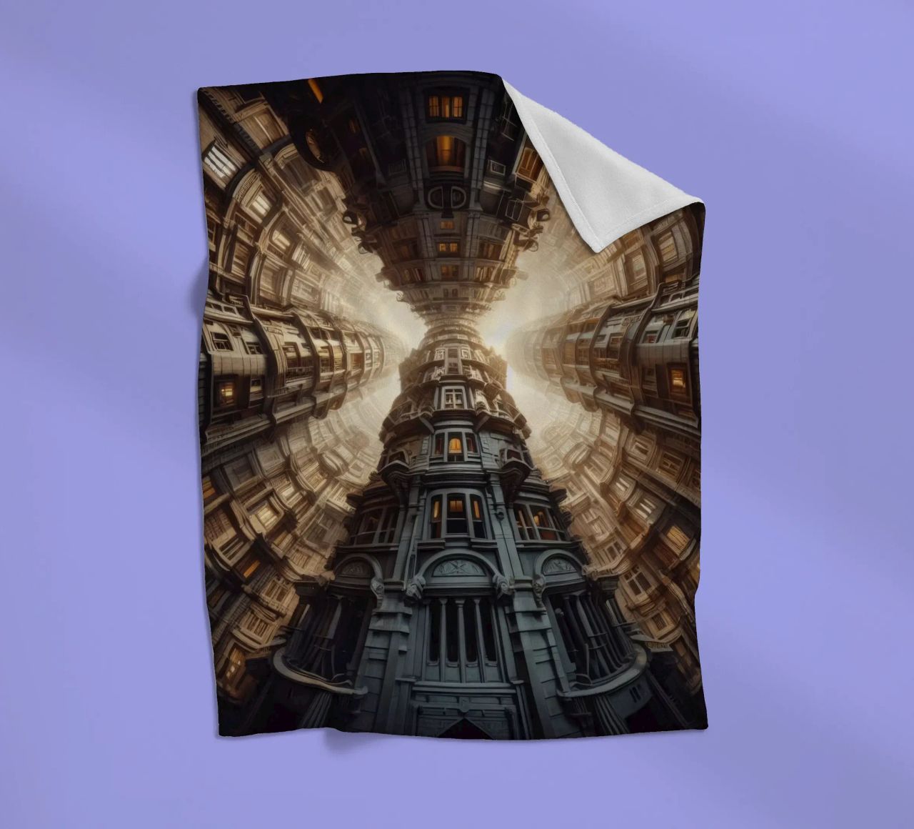 Sphere 051 - Towering Symmetrical Architecture coperta in pile da Spheres