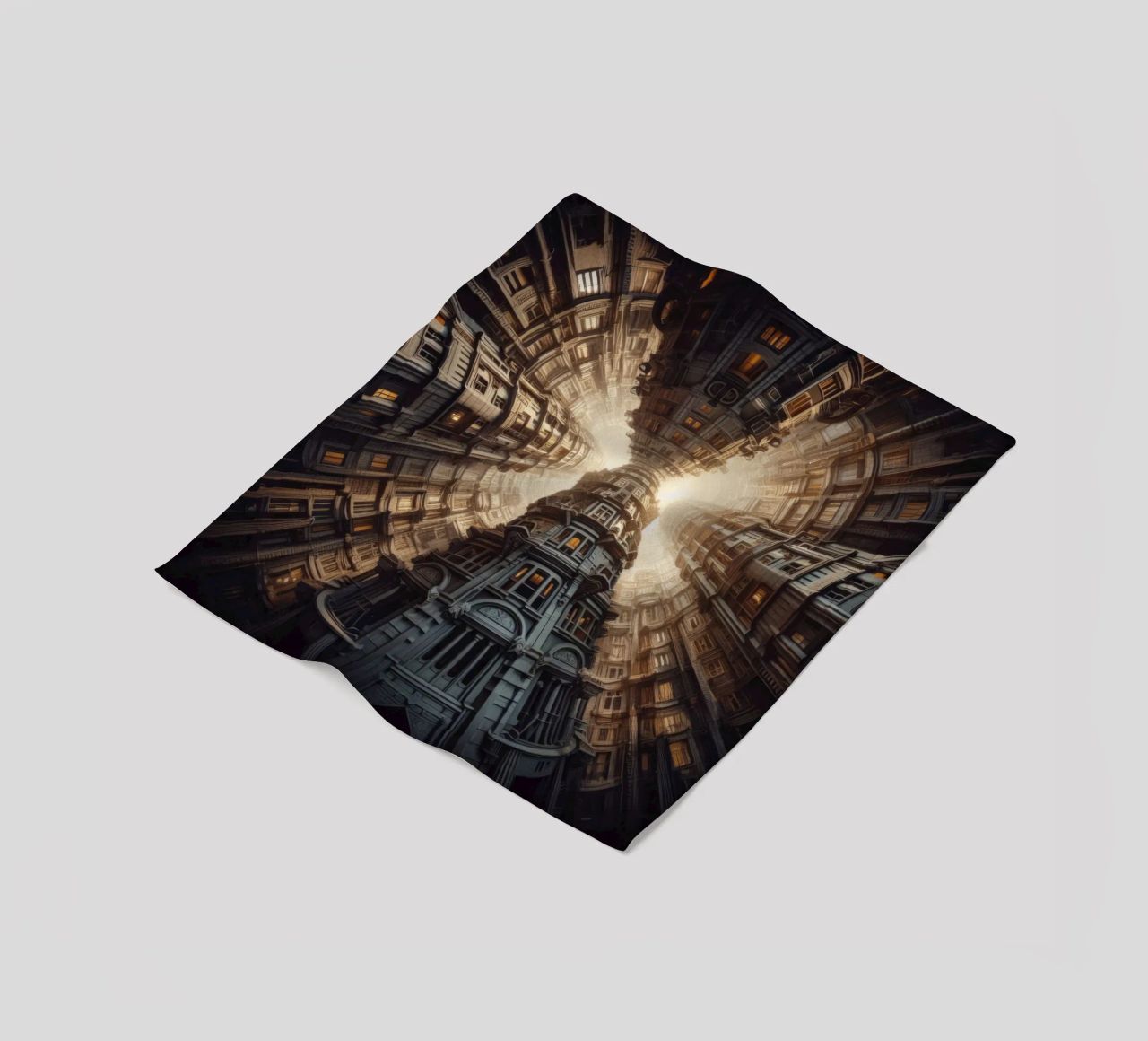 Sphere 051 - Towering Symmetrical Architecture coperta in pile da Spheres