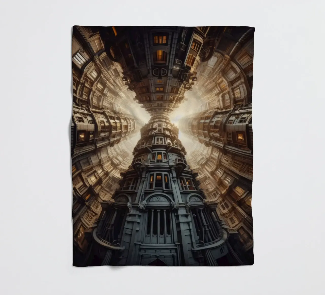 Sphere 051 - Towering Symmetrical Architecture coperta in pile da Spheres