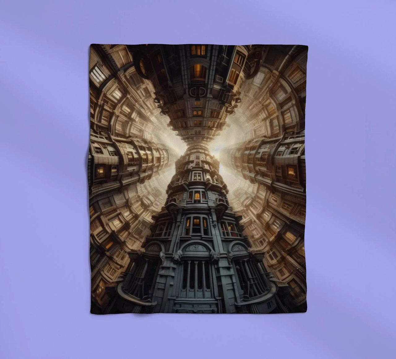 Sphere 051 - Towering Symmetrical Architecture coperta in pile da Spheres