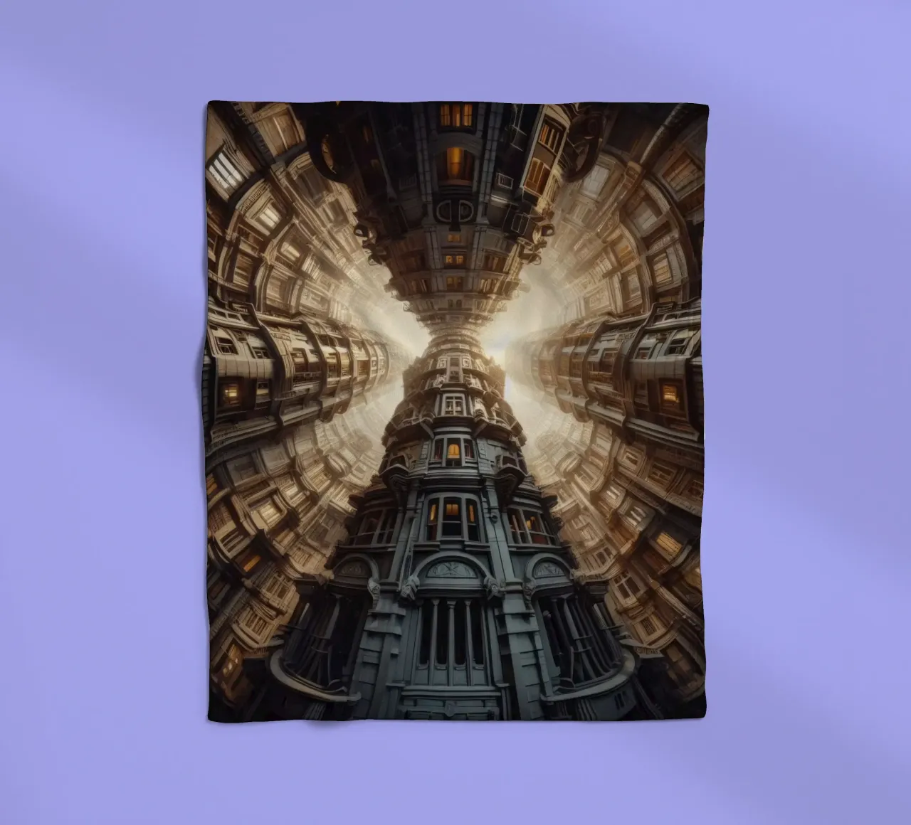 Sphere 051 - Towering Symmetrical Architecture coperta in pile da Spheres