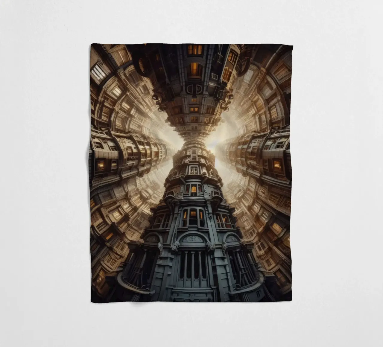 Sphere 051 - Towering Symmetrical Architecture coperta in pile da Spheres