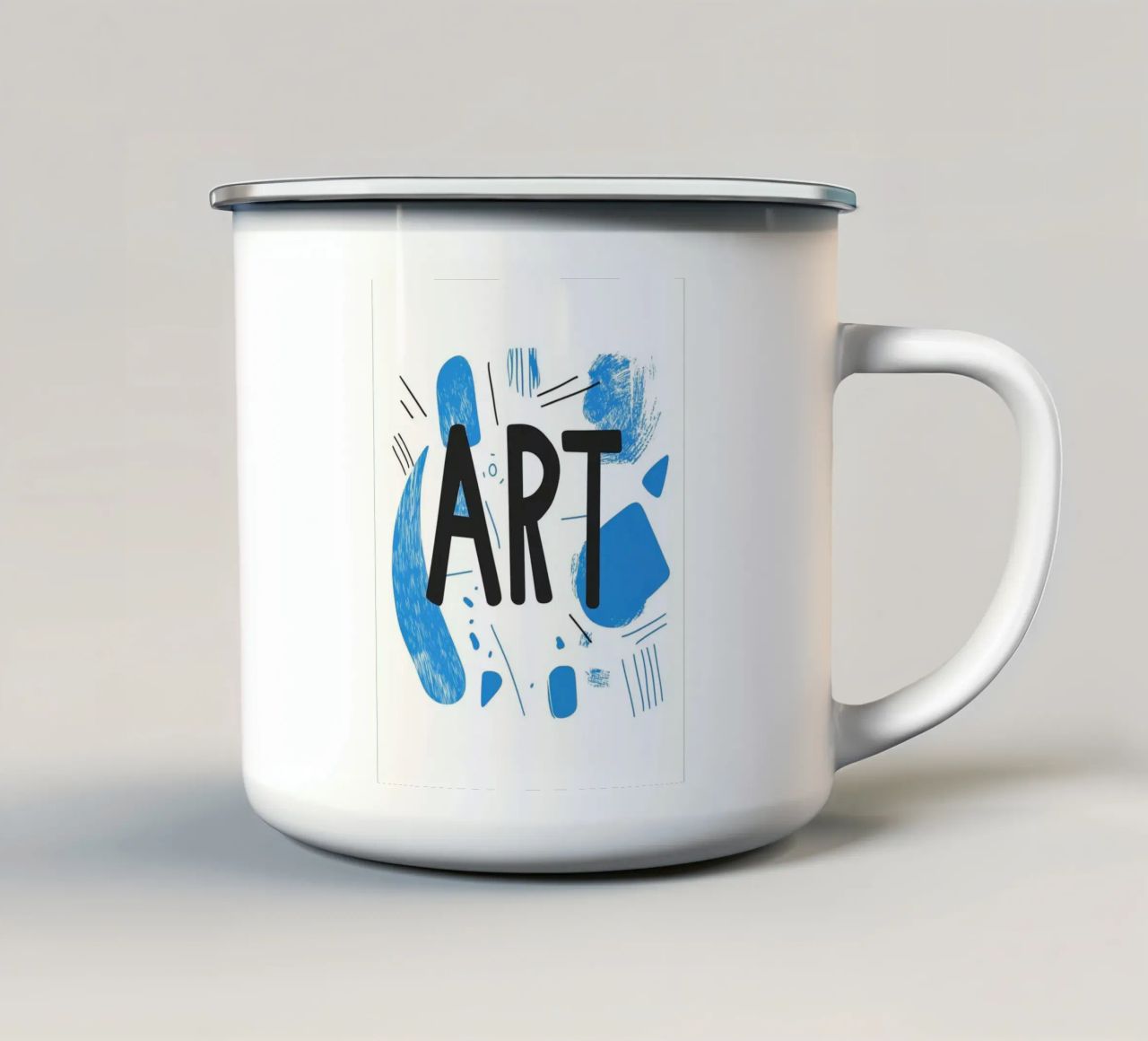 Art - 1 tazza in smalto da Art Typo Essentiel