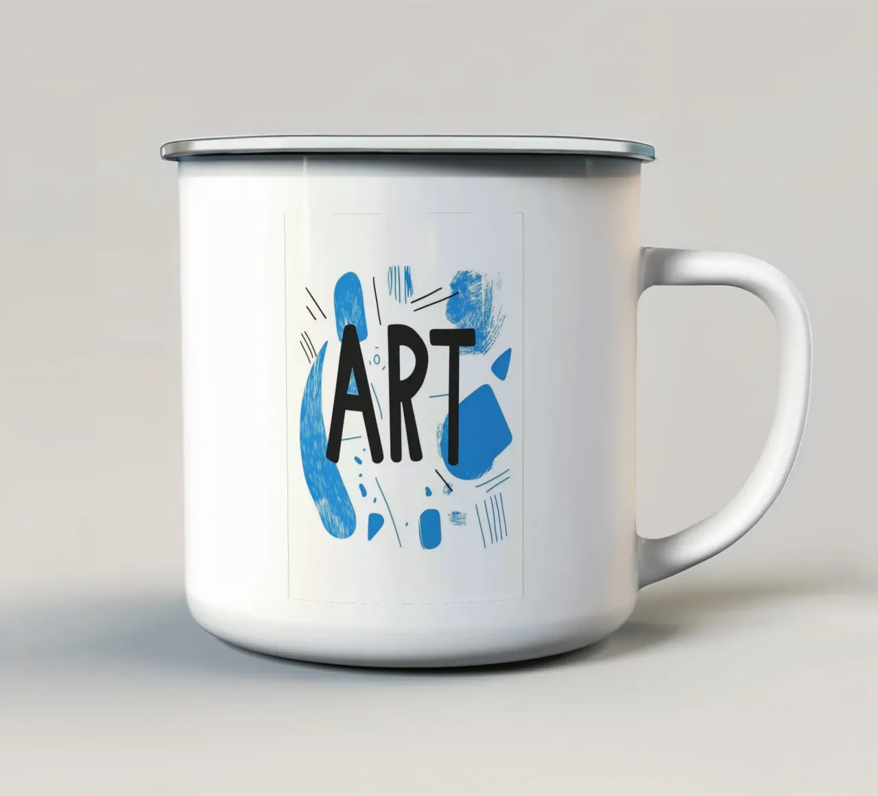 Art - 1 tazza in smalto da Art Typo Essentiel