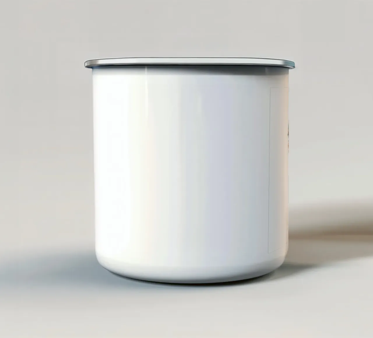 Acquerello vintage di cervo con corna invernali e pigne di bacche tazza in smalto da Vintage World - Uta Naumann
