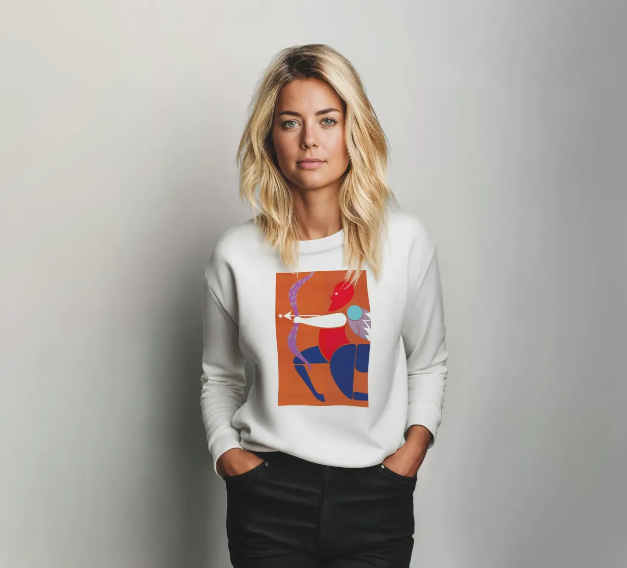 Sagittarius felpa da Simboli Design