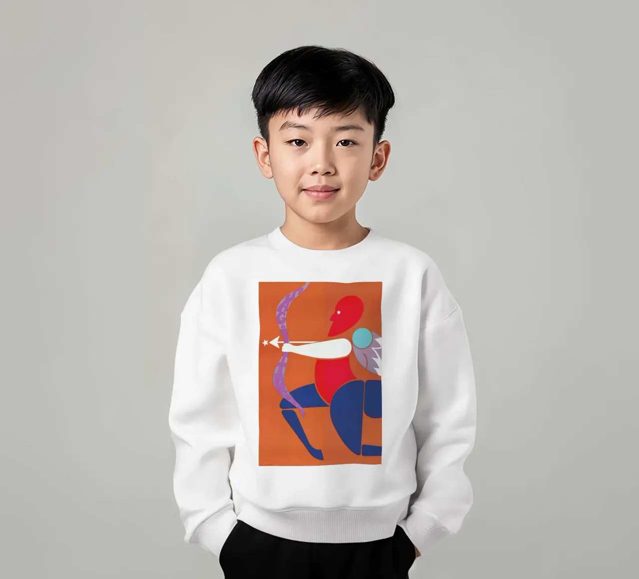 Sagittarius felpa bambino da Simboli Design