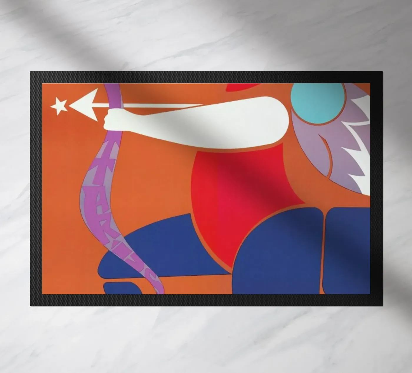 Sagittarius deurmat van Simboli Design
