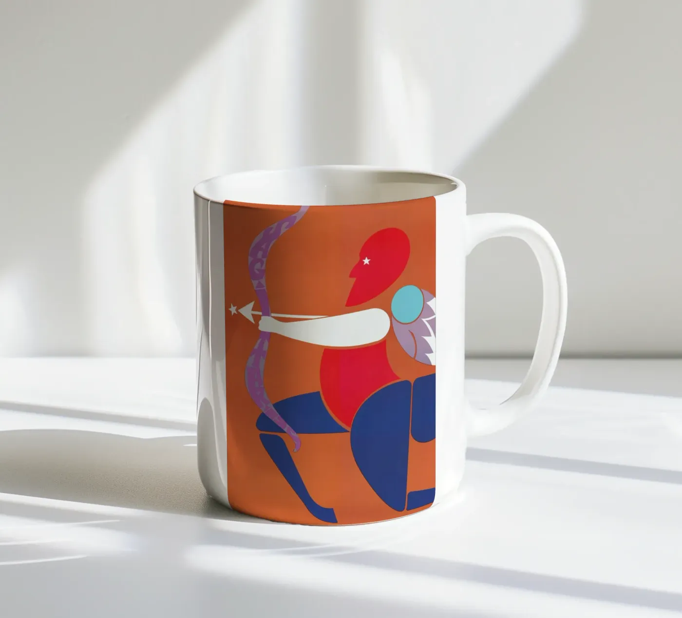 Sagittarius ceramic mug by Simboli Design