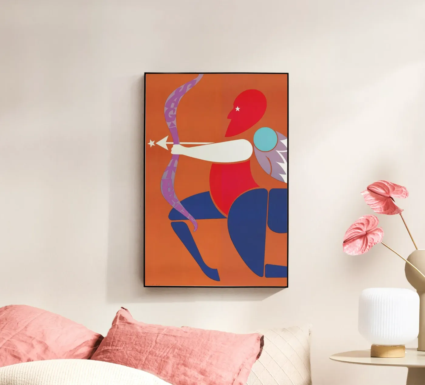 Sagittarius acryl van Simboli Design