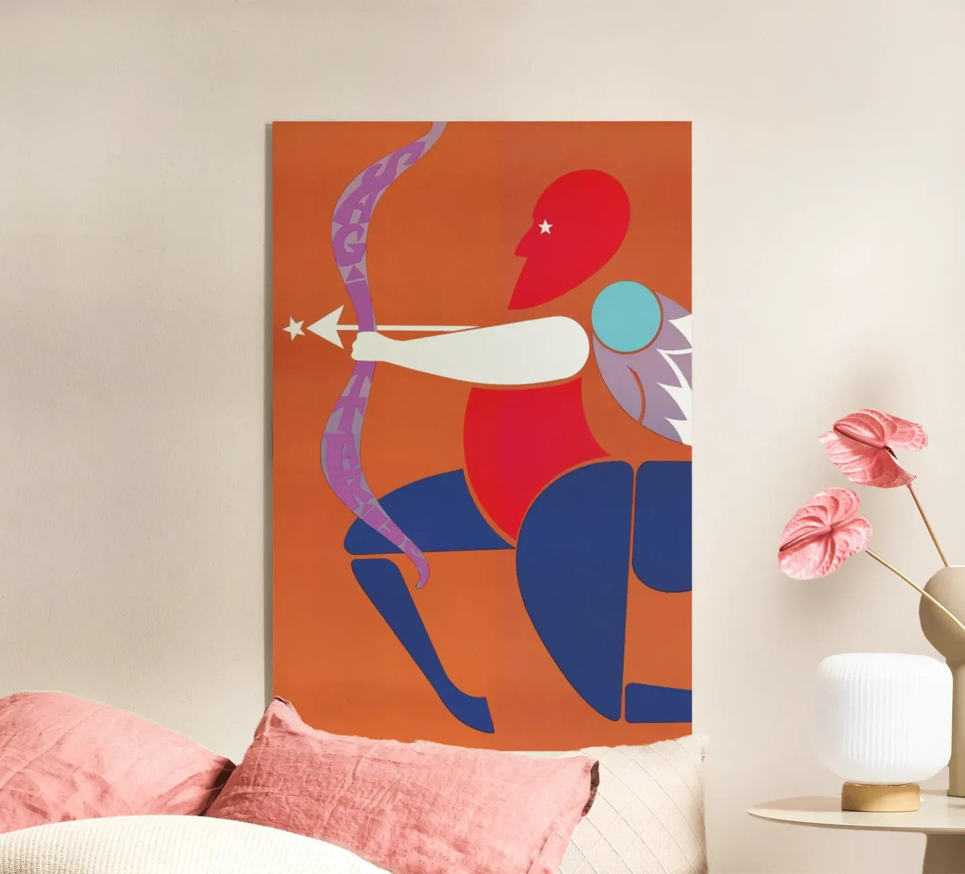 Sagittarius acryl van Simboli Design