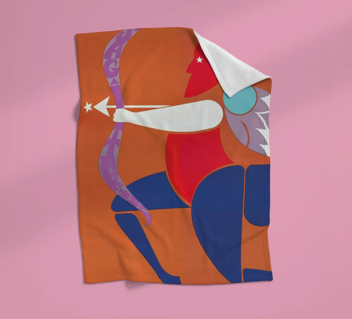 Sagittarius fleecedeken van Simboli Design