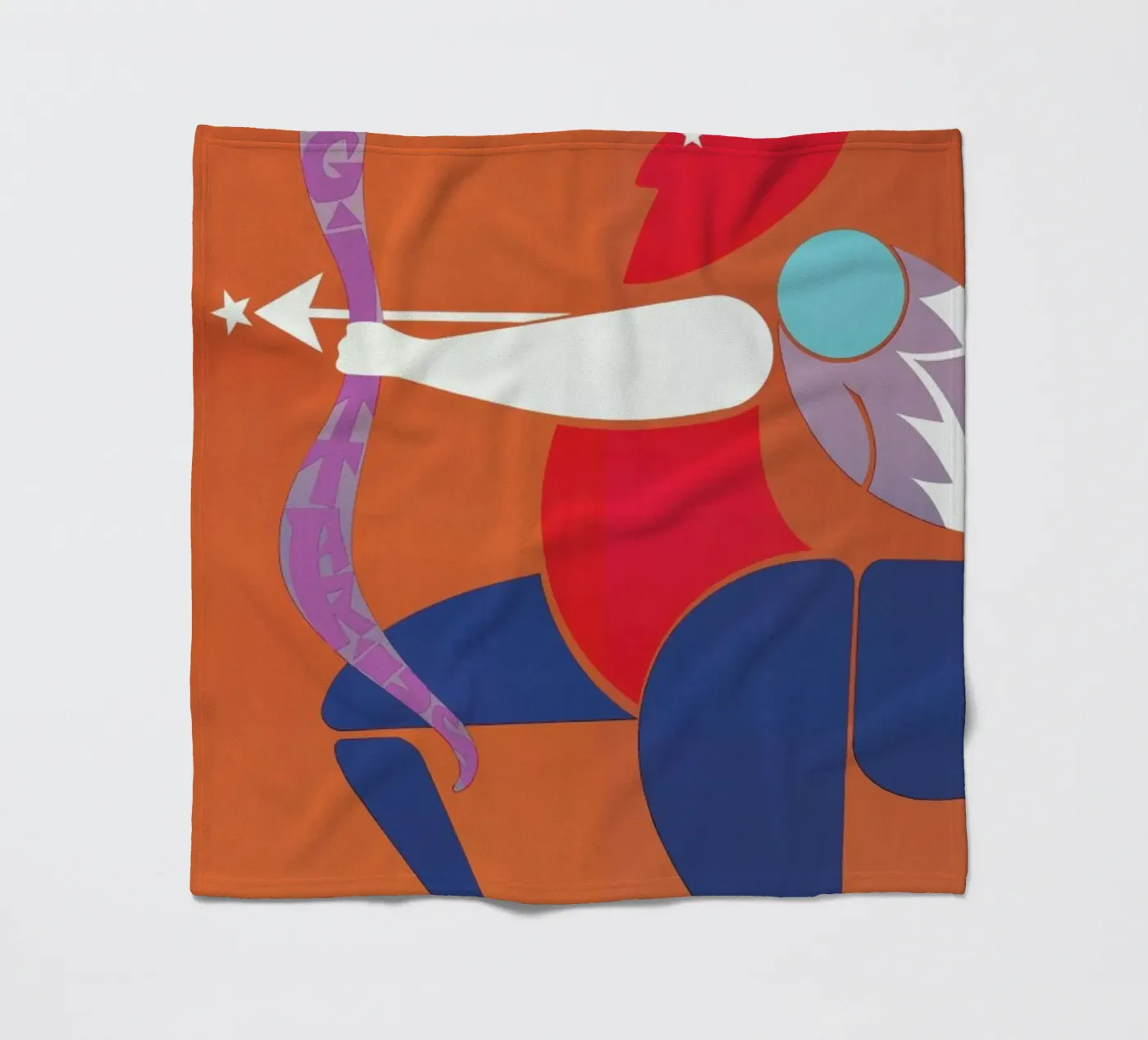 Sagittarius fleece blanket by Simboli Design