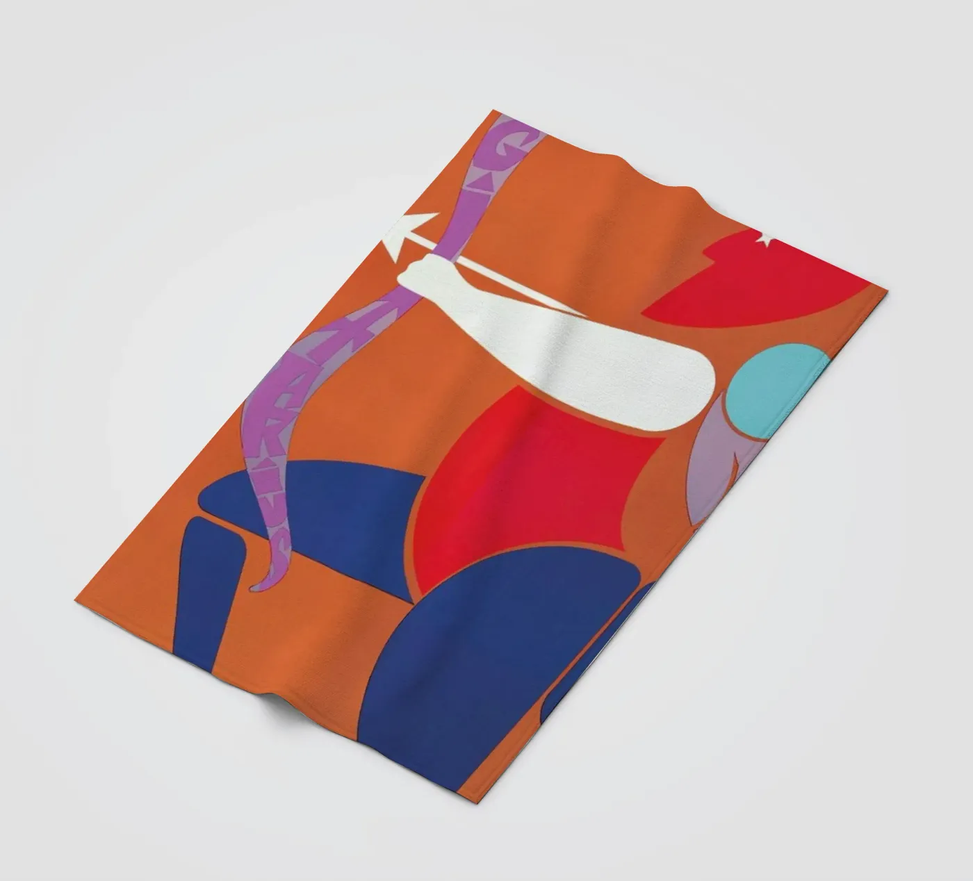 Sagittarius fleece blanket by Simboli Design