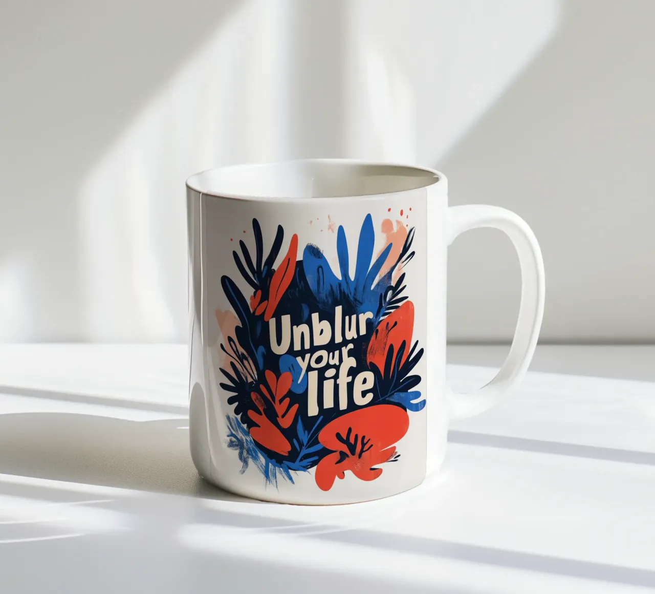Unblur - 1 tazza in ceramica da Art Typo Essentiel