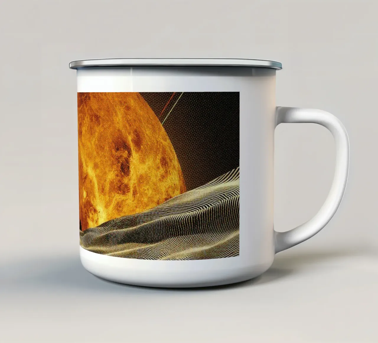 Avventure in una nuova dimensione tazza in smalto da Taudalpoi