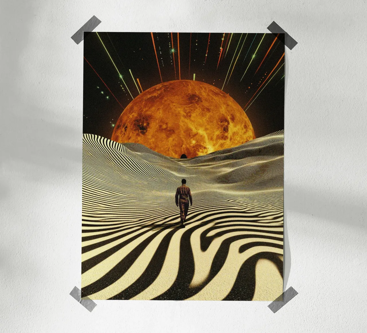 Avventure in una nuova dimensione carta hahnemühle da Taudalpoi