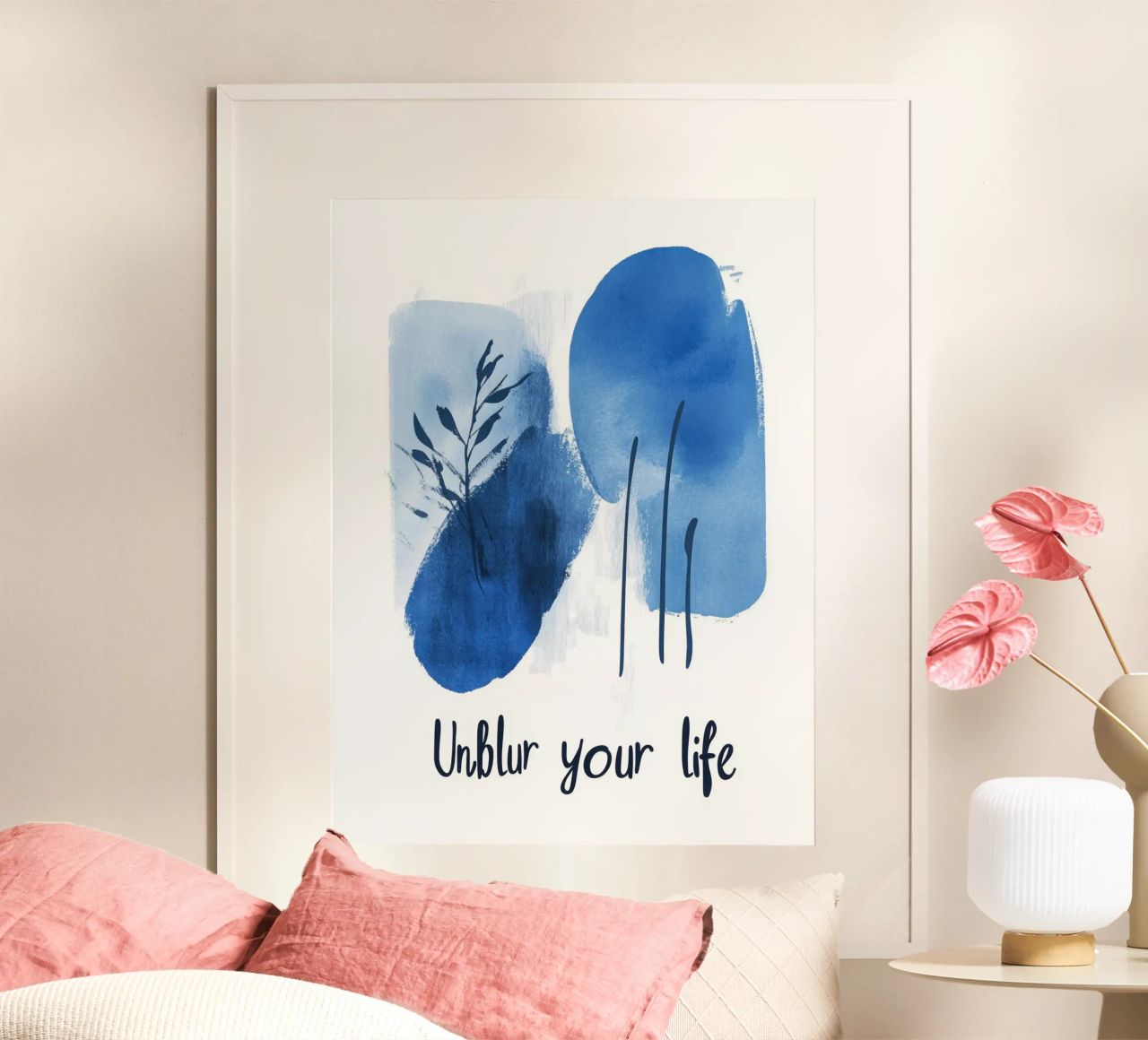 Unblur - 2 Poster von Art Typo Essentiel